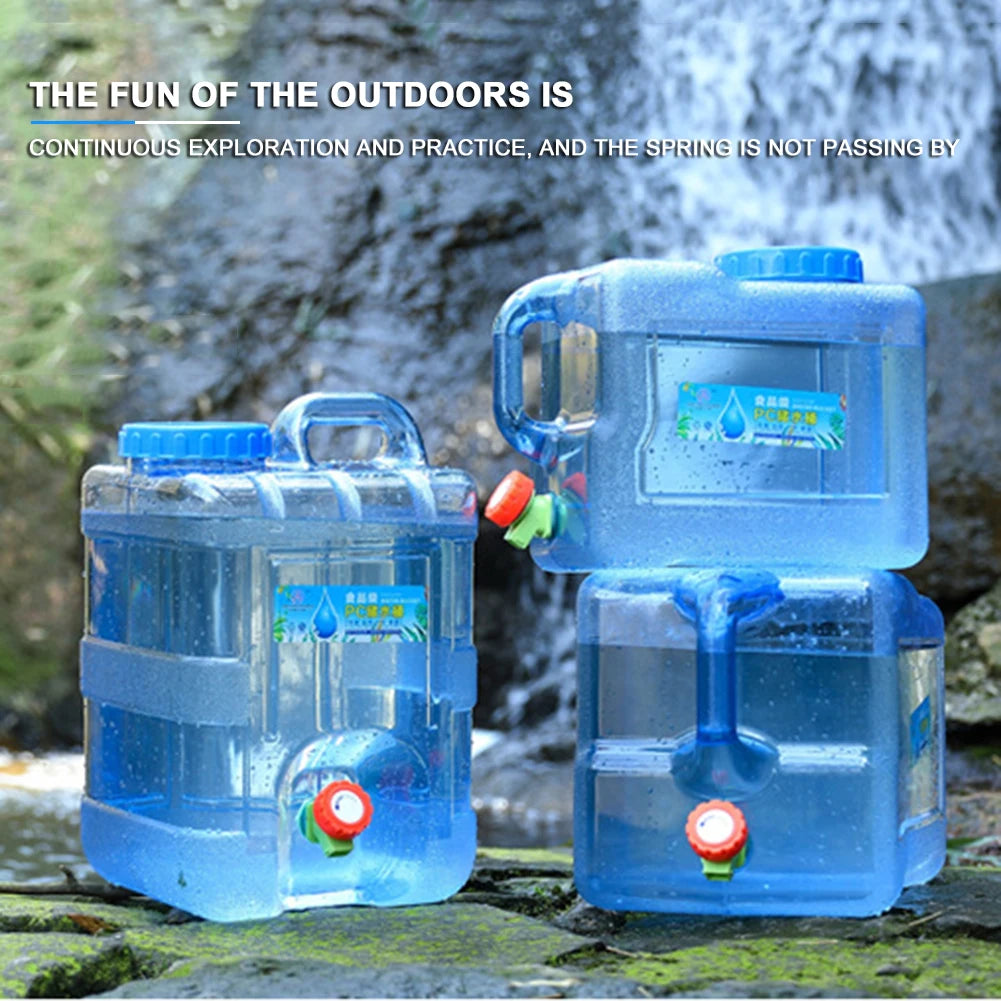 Portable Water Container – Leakproof Spigot for Camping Hiking Car Travel