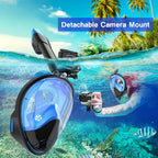 Full Face Snorkel Mask – Anti-Fog Panoramic View for Diving and Swimming