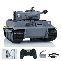 Taigen 1/24 Tiger I RC Battle Tank – Infrared Combat Vehicle for Military Hobbyists