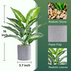 Small Artificial Potted Plants – Faux Greenery for Home and Office Decor