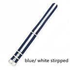 Woven Nylon Watch Strap – 18mm-22mm Canvas Wristband for Men and Women