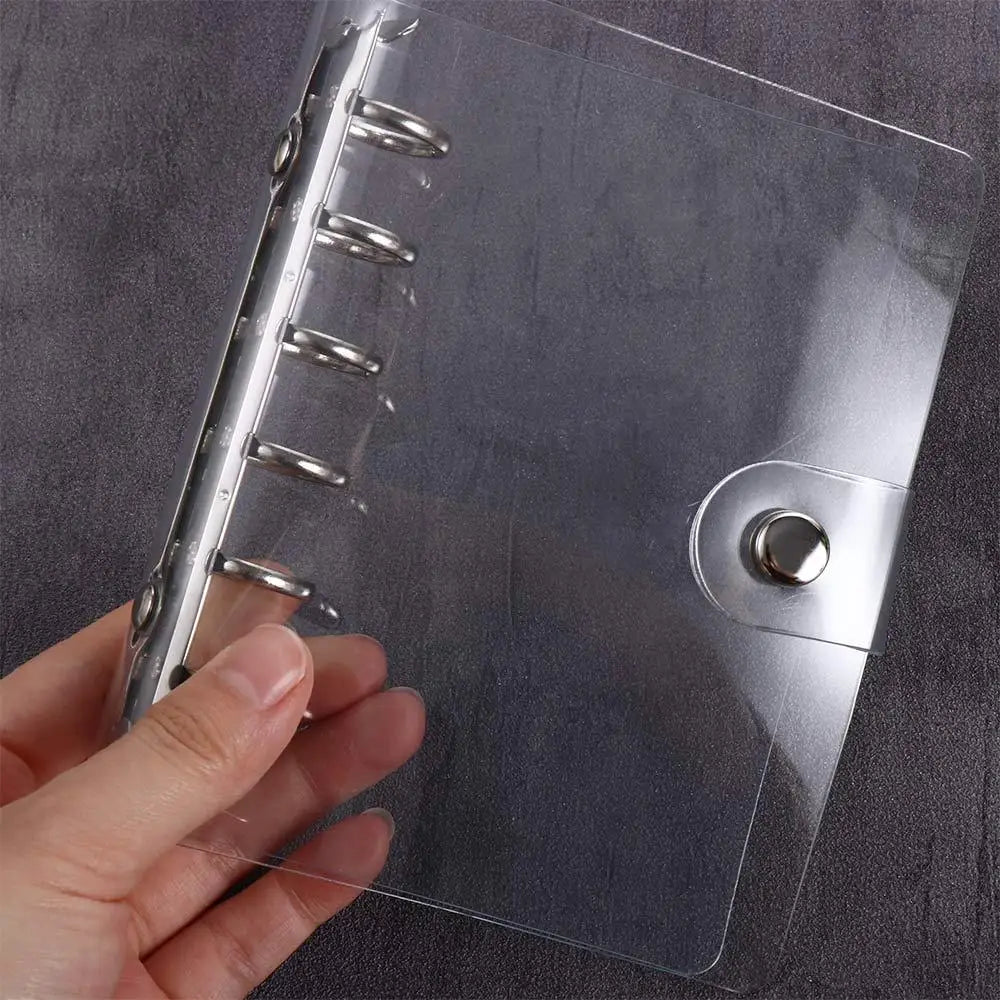 Transparent Loose Leaf Ring Binder – A4-A7 Planner for School and Office