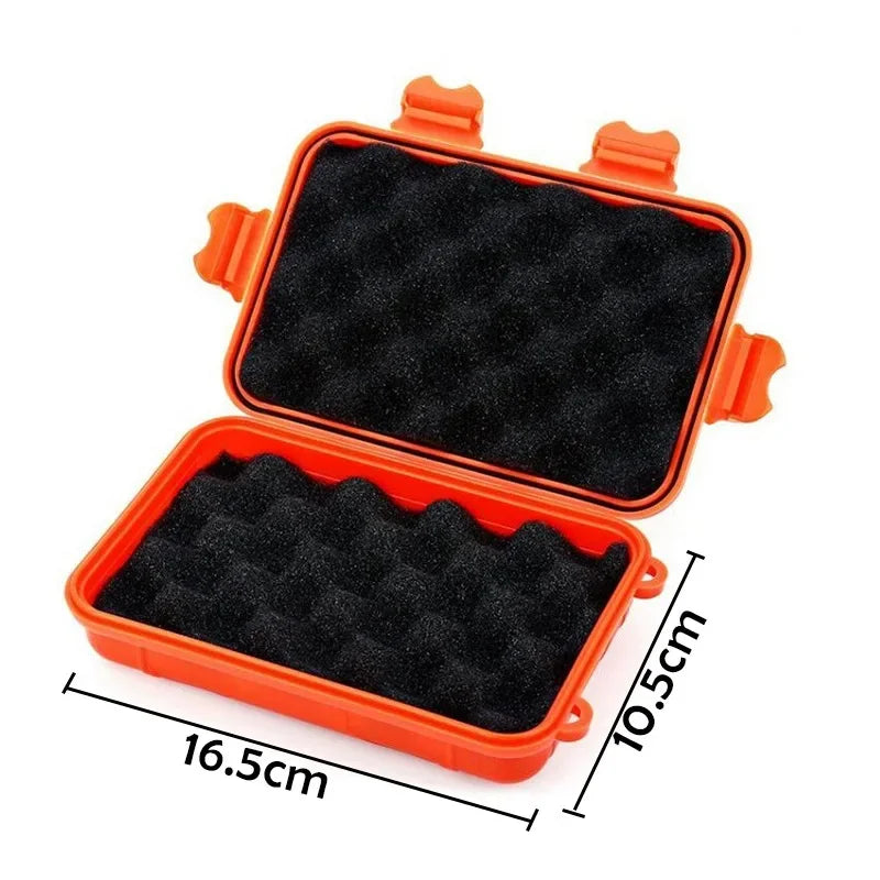 Waterproof Plastic Survival Case – Sealed Storage for Camping and Travel