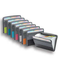 Expanding Accordion File Organizer – 13 Pockets with Zipper for Office