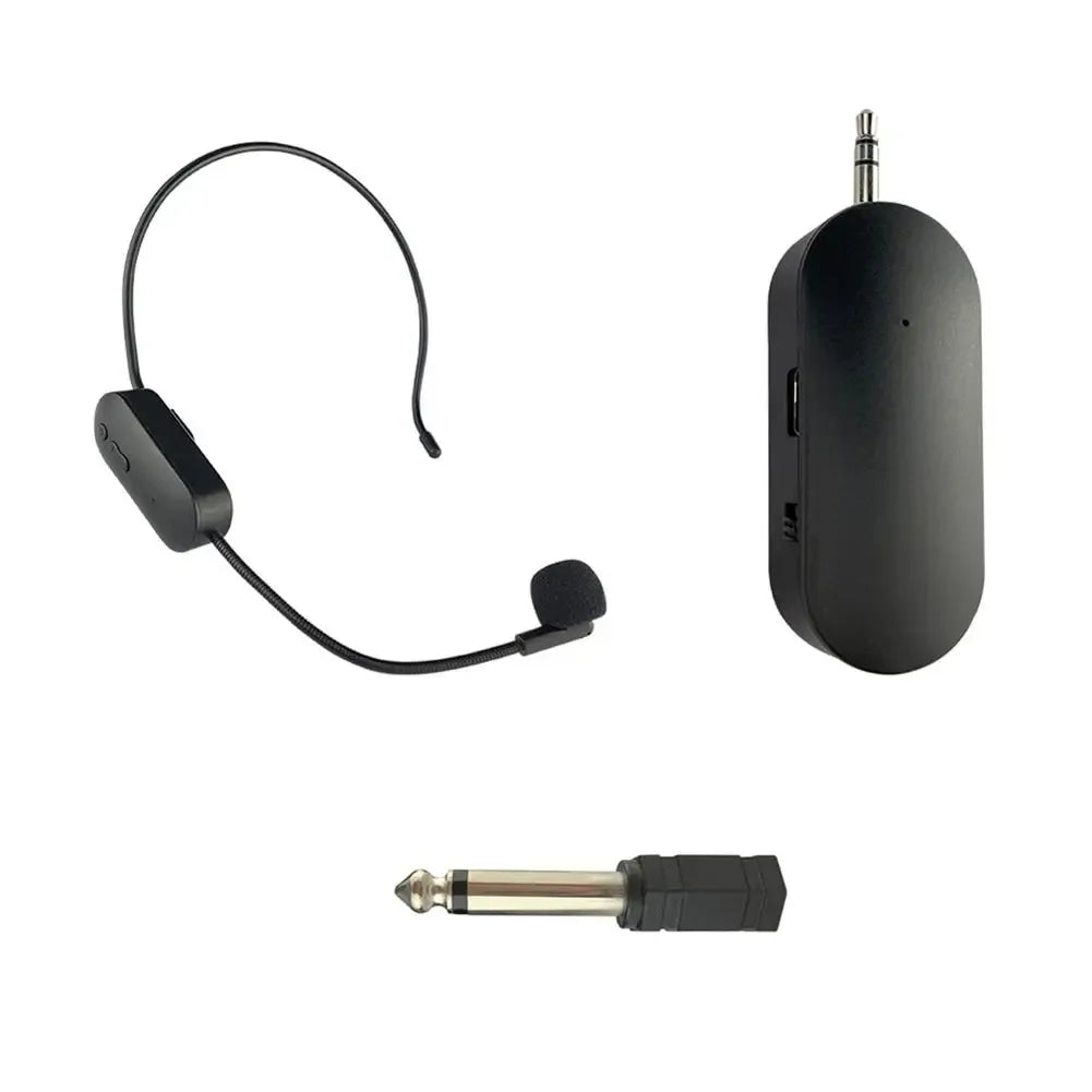 Wireless Headset Microphone – 2.4G Audio System for Teaching and Stage Performance