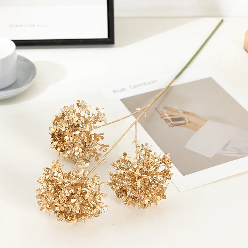 Glitter Eucalyptus Branch – Artificial Christmas Floral Wedding Decor