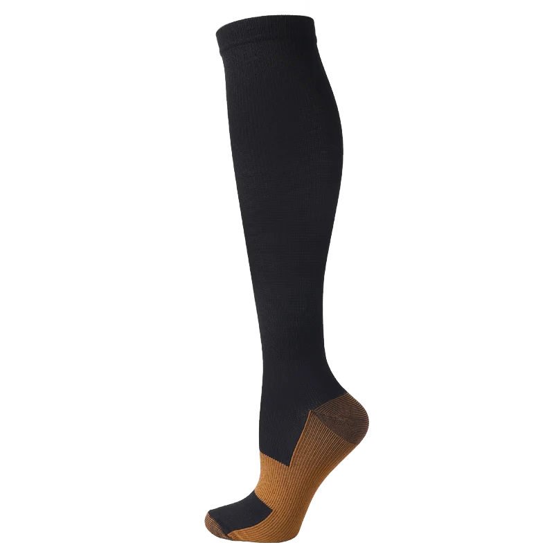 Graduated Compression Stockings – Open Toe Calf Sleeves for Varicose Veins