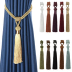 Handmade Tassel Curtain Tieback – Decorative Drapery Holdback for Home Decor