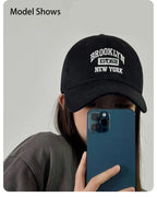 Embroidered Letter Baseball Cap – Adjustable Snapback for Outdoor Sports