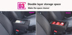 Center Console Armrest Box – Storage Organizer for Peugeot 208 2012-2018