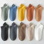 Cotton Mid-calf Socks – Solid Colour Daily Wear for Men