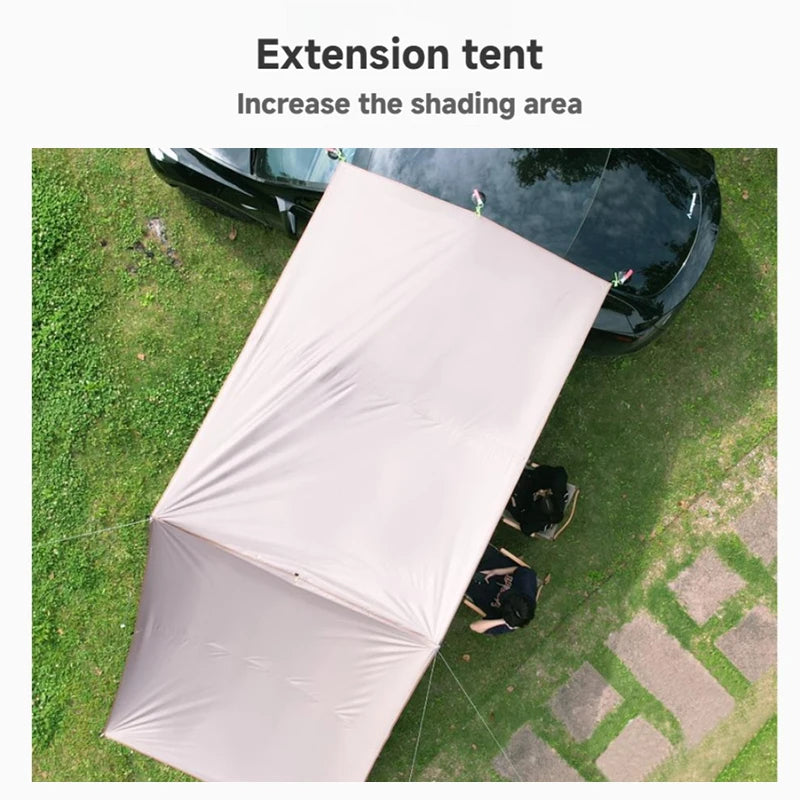 Portable Car Awning Tarp – Lightweight Vehicle Shelter for Camping