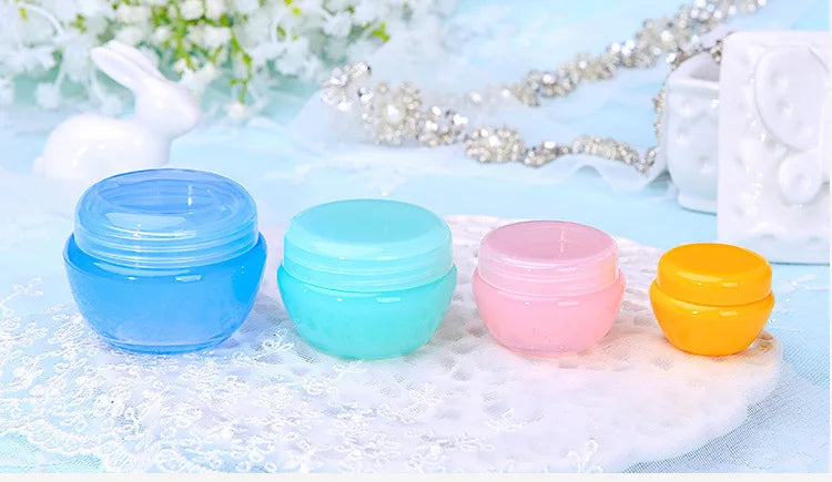 Mushroom Shape Cosmetic Jars – Refillable Travel Containers for Skincare