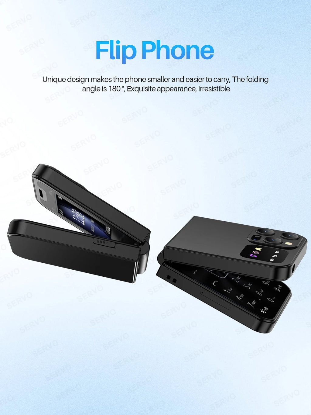 Flip Mobile Phone – Dual SIM with Call Recording for Seniors