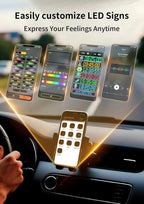 Flexible LED Matrix Panel – RGB Bluetooth App Control for Shop Signage