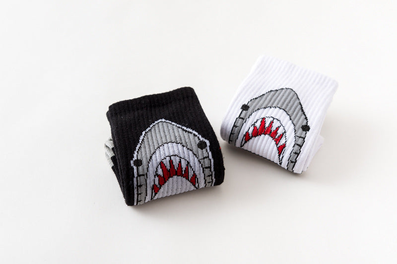 Harajuku Cotton Crew Socks – Unisex Hip Hop Streetwear for Casual Wear