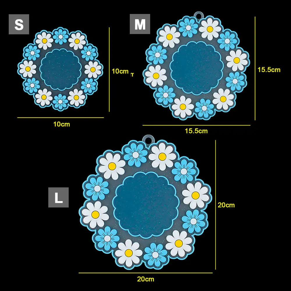 Sakura Daisy Silicone Coaster – Heat Resistant Placemat for Dining Tables