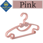 Bowknot Plastic Kids Clothes Hangers – Durable Clothing Organizers for Nursery