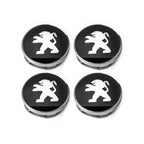 60mm Car Wheel Center Caps – Peugeot GT Logo Emblem Hub Covers for Auto Styling
