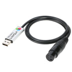USB to DMX Lighting Controller – Computer Interface for Stage DMX512 Dimming