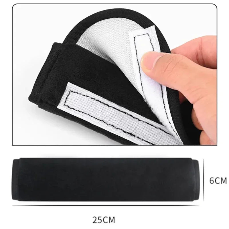 Adjustable Car Seat Belt Covers – Soft Shoulder Strap Pads for Driving Comfort