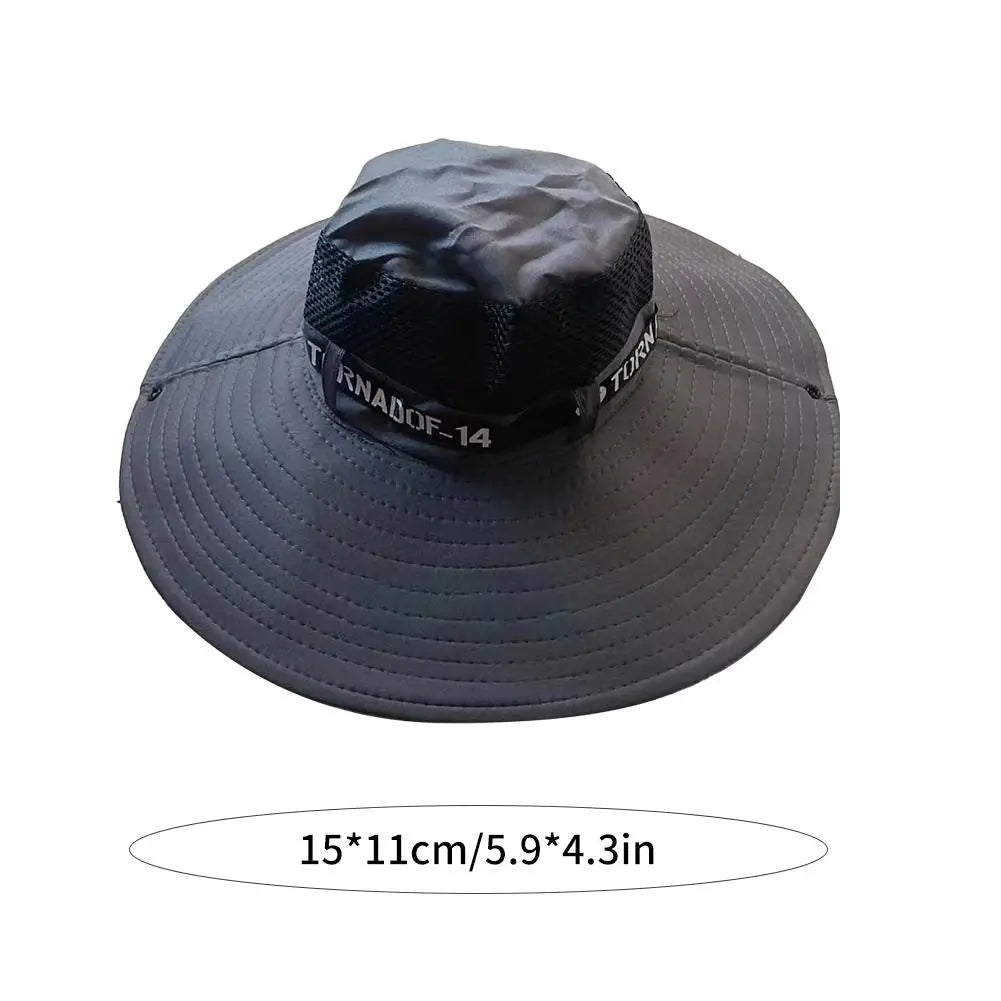 Breathable Mesh Sun Hat – Unisex UV Protection for Fishing and Hiking