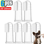 Silicone Finger Toothbrush – Soft Pet Dental Tool for Cat and Dog Teeth Care