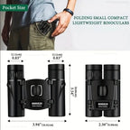HD Compact Binoculars – Powerful Long Range Optics for Outdoor Hunting Travel
