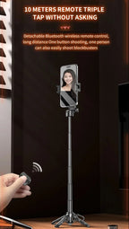 Portable Bluetooth Selfie Stick – Telescopic Tripod for Travel Photography