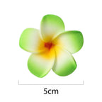 Artificial PE Foam Flowers – 5cm Hawaiian Plumeria for Wedding Decor DIY Crafts