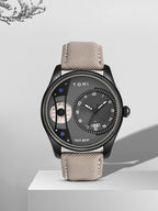 Minimalist Quartz Watch – Luxury Double Strap Set for Business Gift