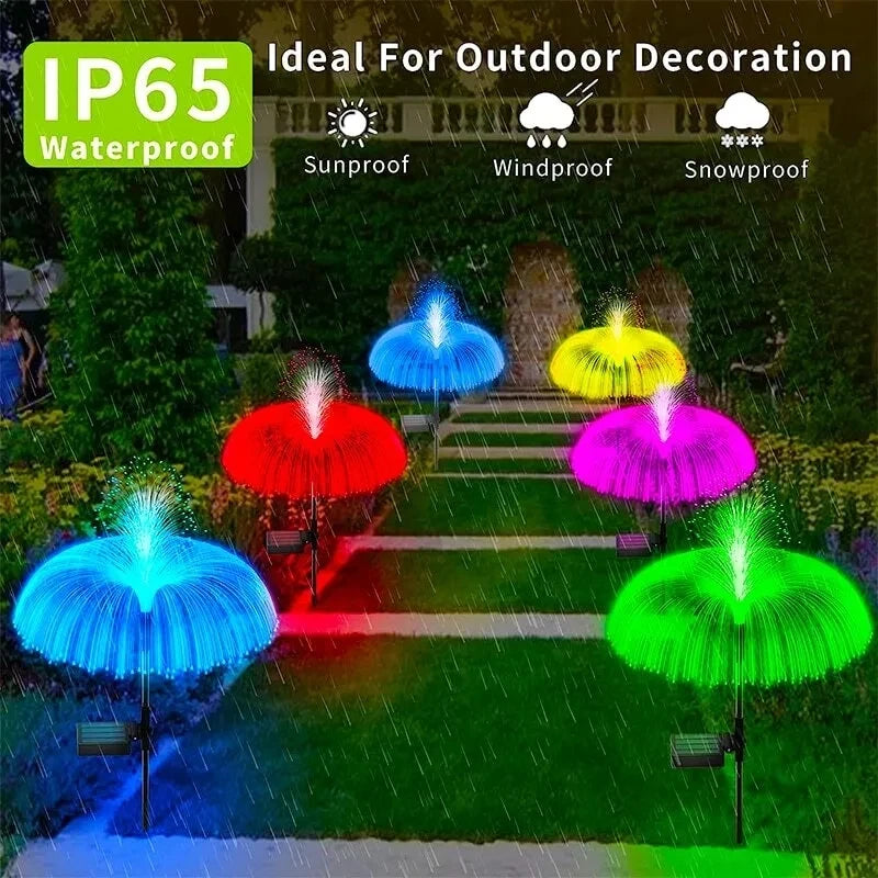 Solar Jellyfish Lights – Color Changing LED for Garden Pathway Decor
