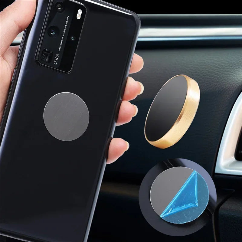 Metal Adhesive Plates – Replacement Iron Discs for Magnetic Phone Car Mounts