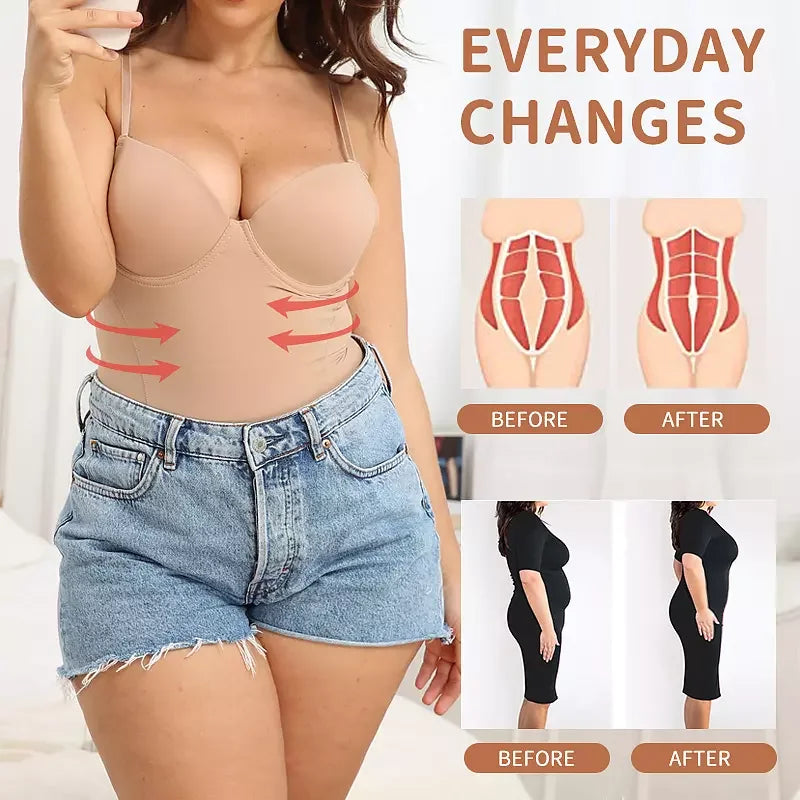 Slimming Shapewear Bodysuit – Tummy Control Underwire for Women Body Shaping