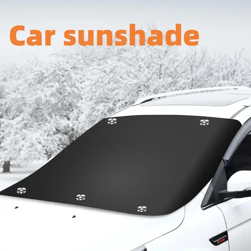 Magnetic Windshield Snow Cover – Insulated Frost Shield for Winter Car Care