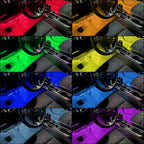 RGB LED Car Interior Light – Wireless Music Control for Auto Atmosphere