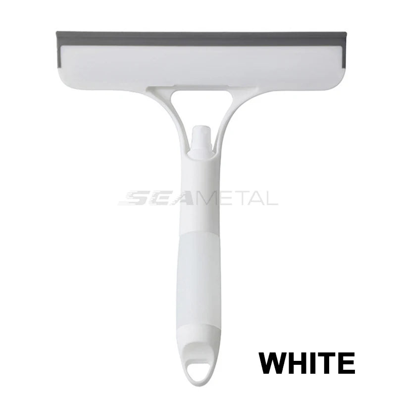 3-in-1 Glass Cleaning Squeegee – Spray Bottle Tool for Car and Home Wash