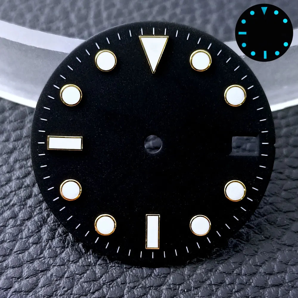 Custom GMT Watch Dial – 28.5mm Single Calendar for NH34 NH35 Movements