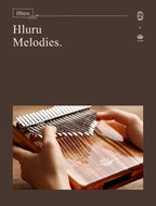 Hluru Wooden Kalimba – 21 Key Thumb Piano for Music Beginners and Education