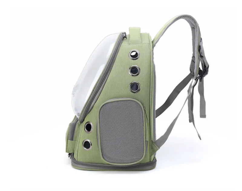 Transparent Pet Carrier Backpack – Breathable Travel Bag for Cats and Dogs