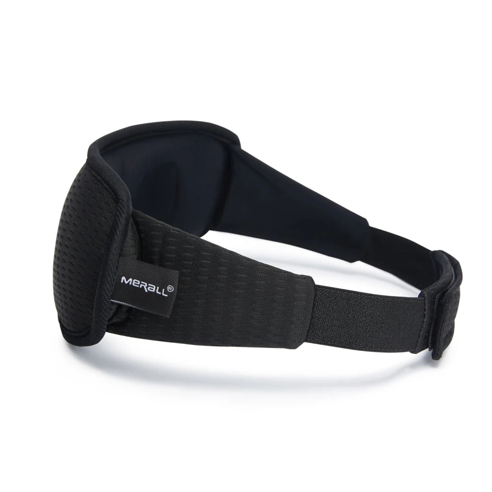 Soft 3D Contoured Eye Mask – Breathable Light Blocking for Travel Sleeping