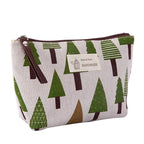 Canvas Small Cosmetic Bag – Portable Makeup Organizer for Travel