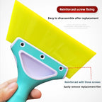 Double Layer Rubber Squeegee – Window Tint Scraper for Auto Detailing