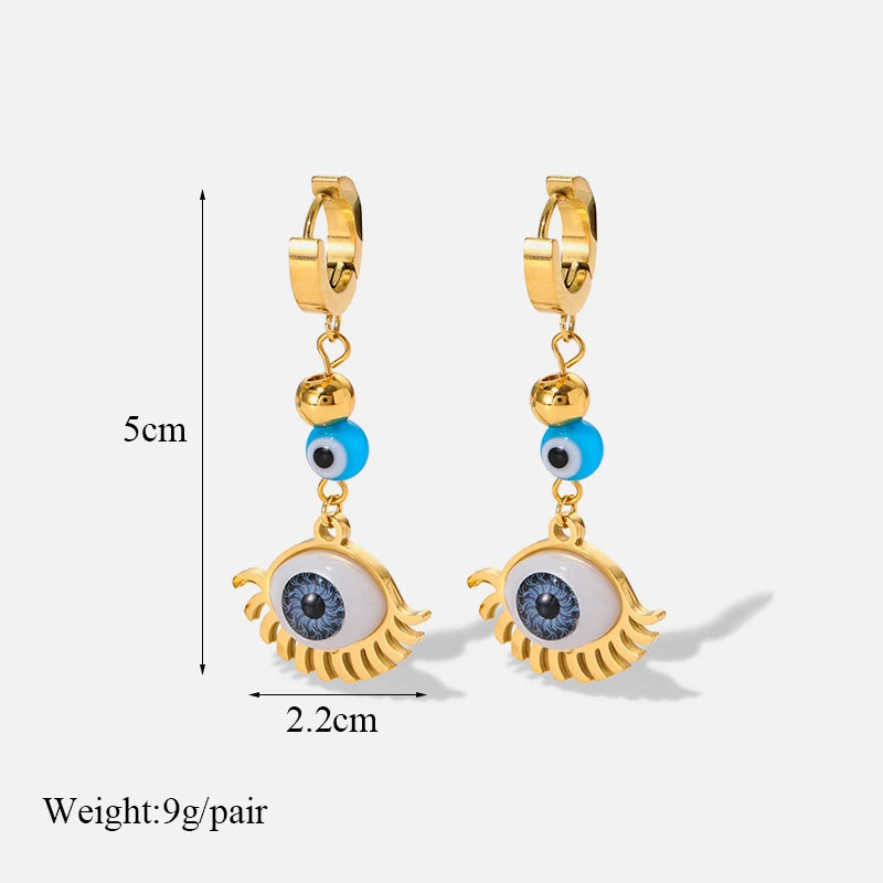 316L Stainless Steel Waterproof Earrings – Minimalist Jewelry for Vacation