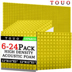 Acoustic Foam Pyramid Panels – Sound Insulation for Home Studio Recording