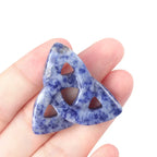 Celtic Knot Crystal Ornament – Amethyst Stone Decor for Reiki Healing