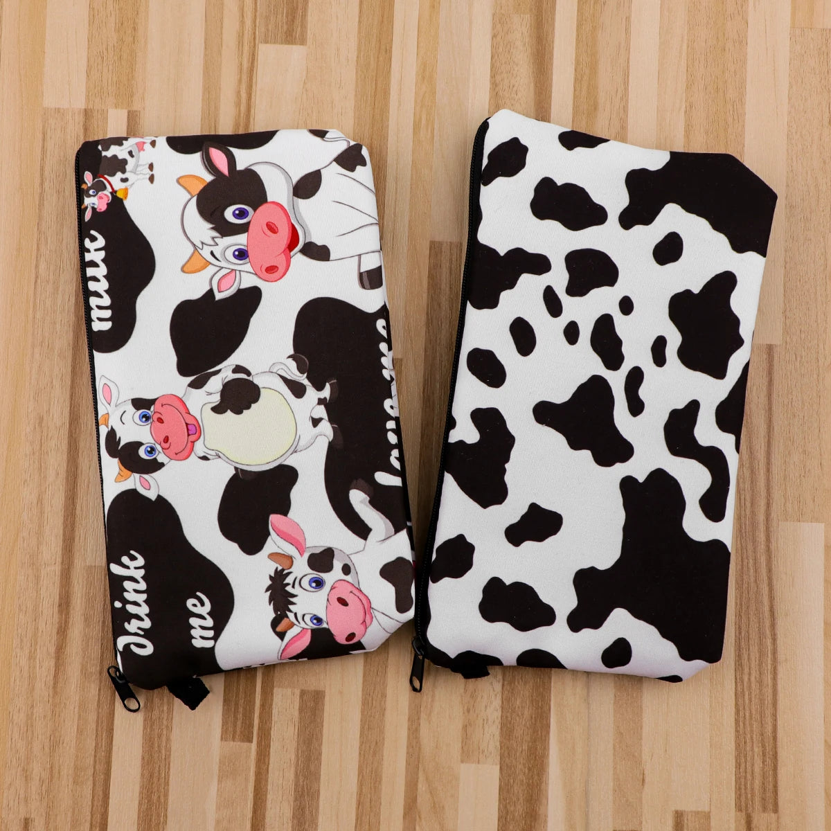 Large Animal Makeup Bag – Flamingo Cat Print Organizer for Travel Cosmetics