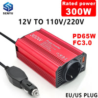 Car Power Inverter – 300W DC to AC Adapter for Road Trips and Travel
