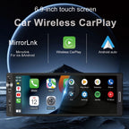 6.9 Inch 1 Din Car Radio – Wireless CarPlay and Android Auto Multimedia