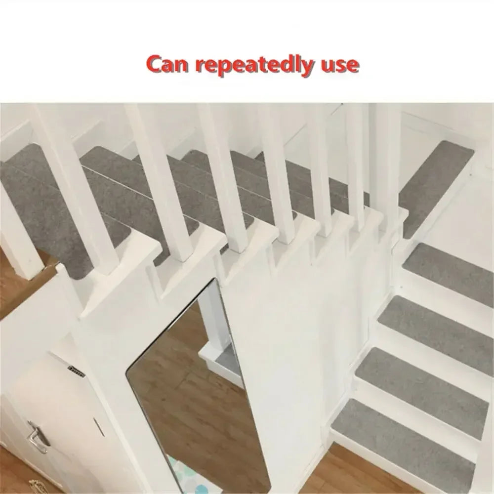 Self-Adhesive Carpet Stair Treads – Non-Slip Safety Pads for Home Flooring